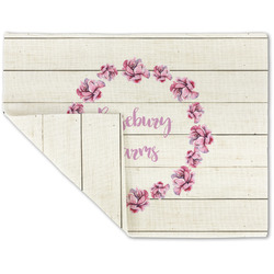 Farm House Double-Sided Linen Placemat - Single w/ Name or Text