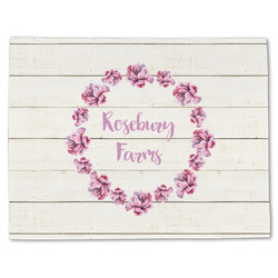 Farm House Single-Sided Linen Placemat - Single w/ Name or Text