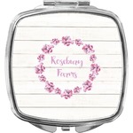Farm House Compact Makeup Mirror (Personalized)