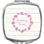 Farm House Compact Makeup Mirror (Personalized)