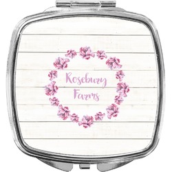 Farm House Compact Makeup Mirror (Personalized)