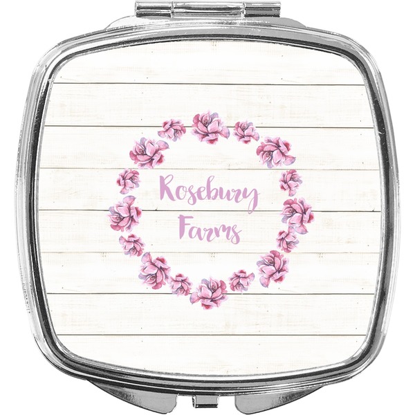 Custom Farm House Compact Makeup Mirror (Personalized)