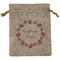 Farm House Medium Burlap Gift Bag - Front (Personalized)