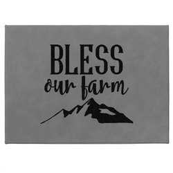 Farm House Medium Gift Box w/ Engraved Leather Lid