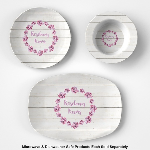 Farm House Microwave & Dishwasher Safe CP Plastic Dishware - Group