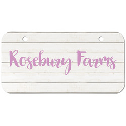 Farm House Mini/Bicycle License Plate (2 Holes) (Personalized)