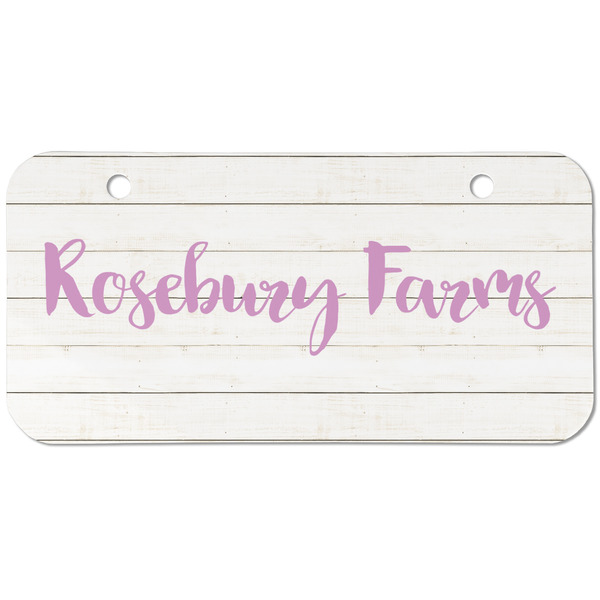 Farm House Mini Bicycle License Plate - Two Holes