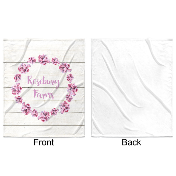 Farm House Minky Blanket - 50"x60" - Single Sided - Front & Back