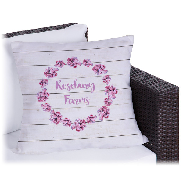 Custom Farm House Outdoor Pillow (Personalized)