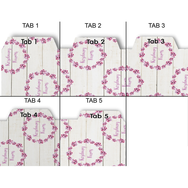 Farm House Page Dividers - Set of 5 - Approval