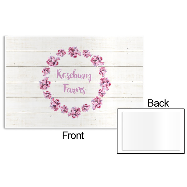 Farm House Disposable Paper Placemat - Front & Back