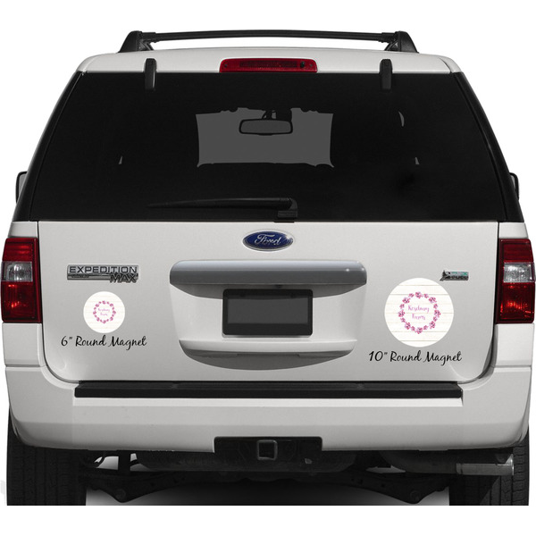 Farm House Personalized Car Magnets on Ford Explorer