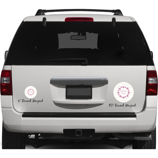 Farm House Personalized Car Magnets on Ford Explorer