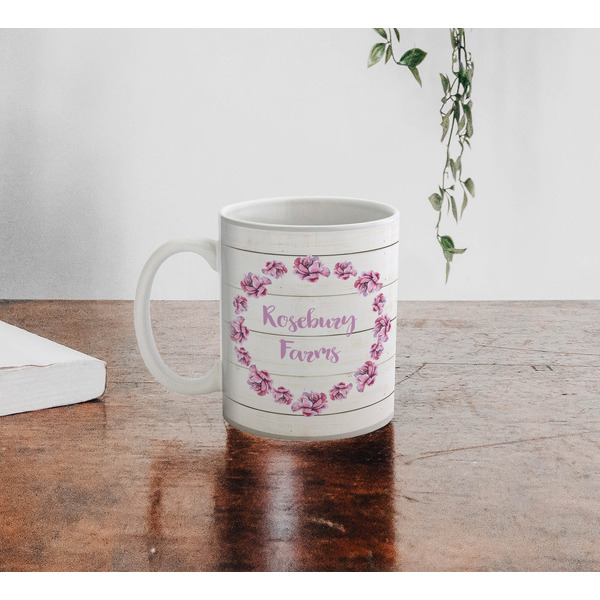 Farm House Personalized Coffee Mug - Lifestyle