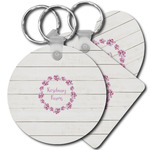 Farm House Plastic Keychain (Personalized)