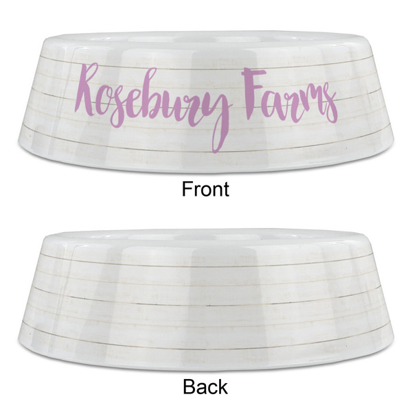 Farm House Plastic Pet Bowls - Large - APPROVAL