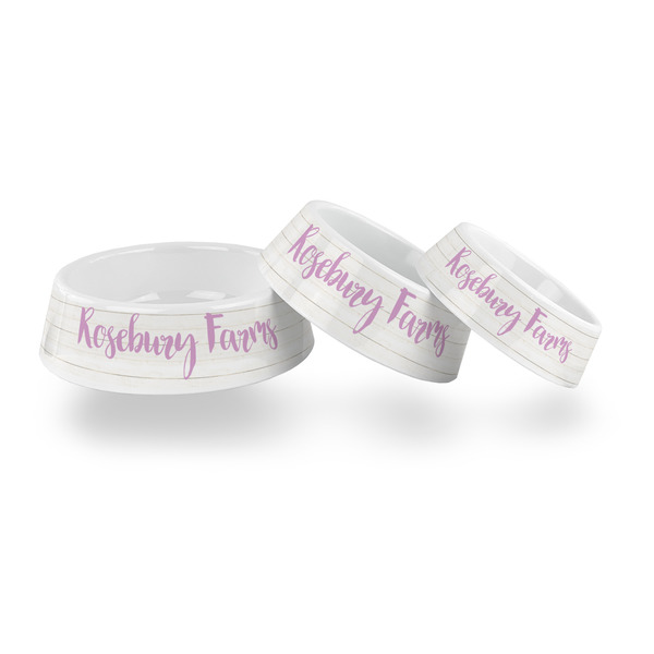 Farm House Plastic Pet Bowls - PARENT MAIN