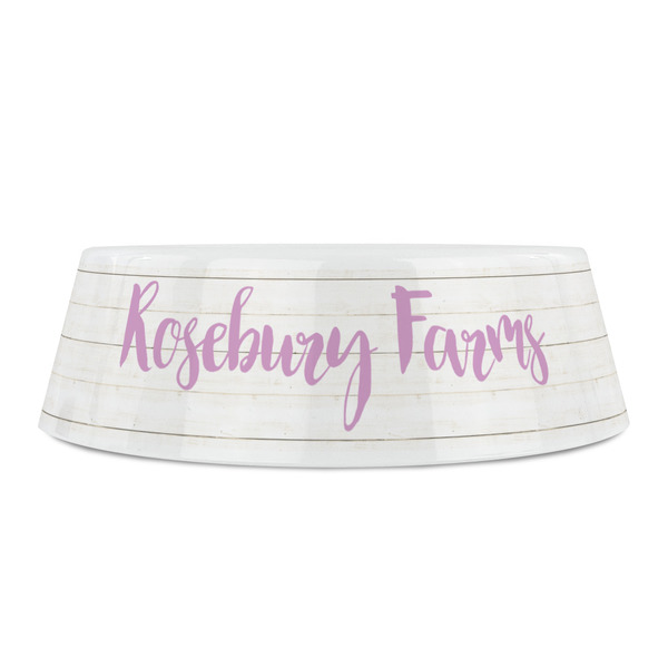 Farm House Plastic Pet Bowls - Small - FRONT