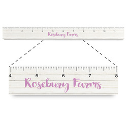 Farm House Plastic Ruler - 12" (Personalized)