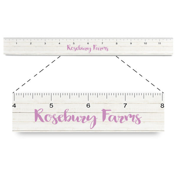 Custom Farm House Plastic Ruler - 12" (Personalized)