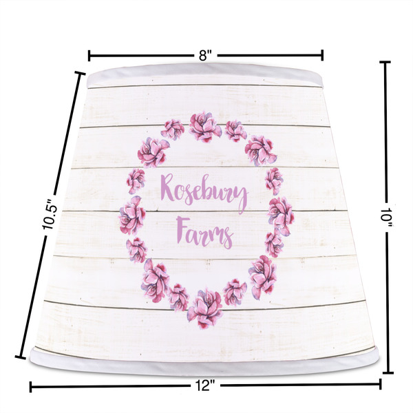 Farm House Poly Film Empire Lampshade - Dimensions