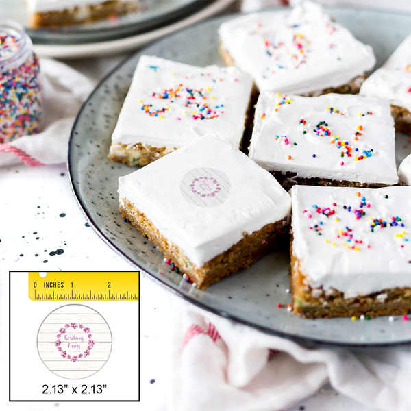 Farm House Printed Icing Circle - Small - In Context