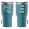 Farm House RTIC Tumbler - Dark Teal - Double Sided - Front & Back