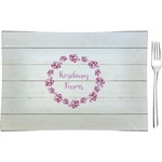 Farm House Glass Rectangular Appetizer / Dessert Plate (Personalized)