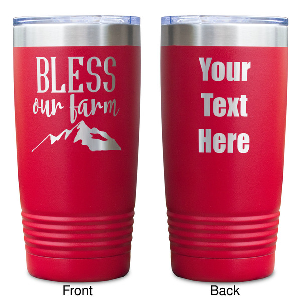 Farm House Red Polar Camel Tumbler - 20oz - Double Sided - Approval