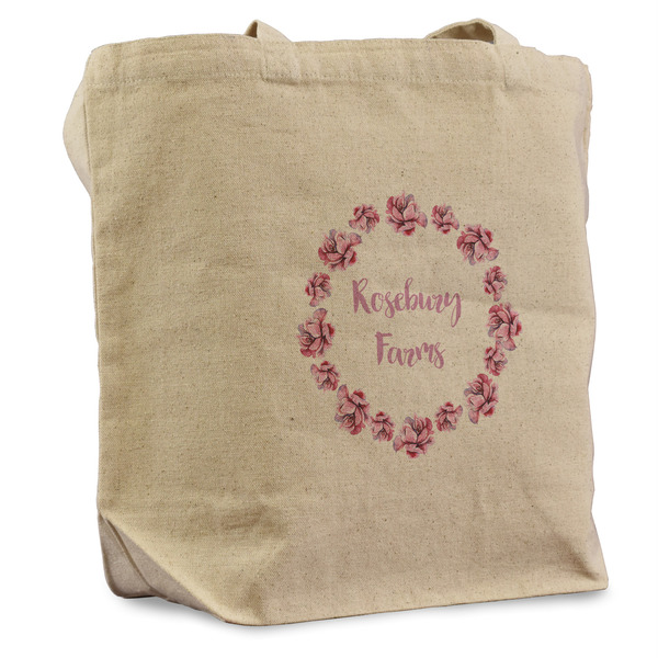 Custom Farm House Reusable Cotton Grocery Bag - Single (Personalized)