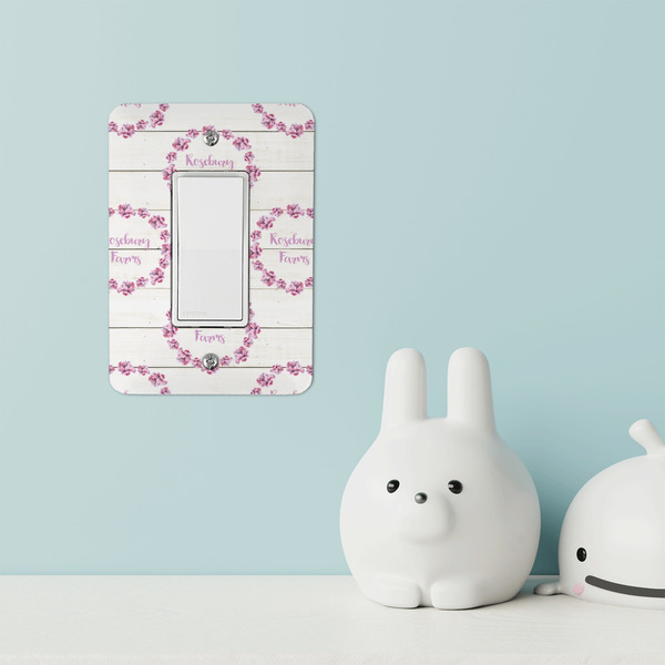 Farm House Rocker Light Switch Covers - Single - IN CONTEXT