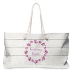 Farm House Large Tote Bag with Rope Handles (Personalized)