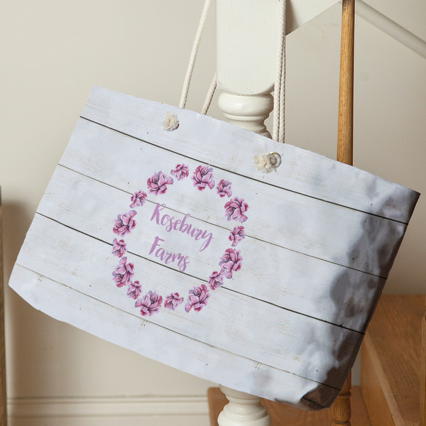 Farm House Large Rope Tote - Life Style
