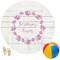 Farm House Round Beach Towel (Personalized)
