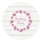 Farm House Round Decal - Small (Personalized)