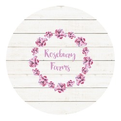 Farm House Round Decal - XLarge (Personalized)