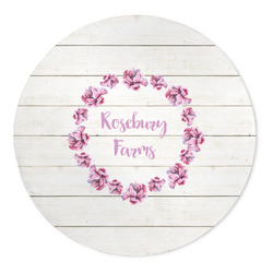 Farm House 5' Round Indoor Area Rug (Personalized)