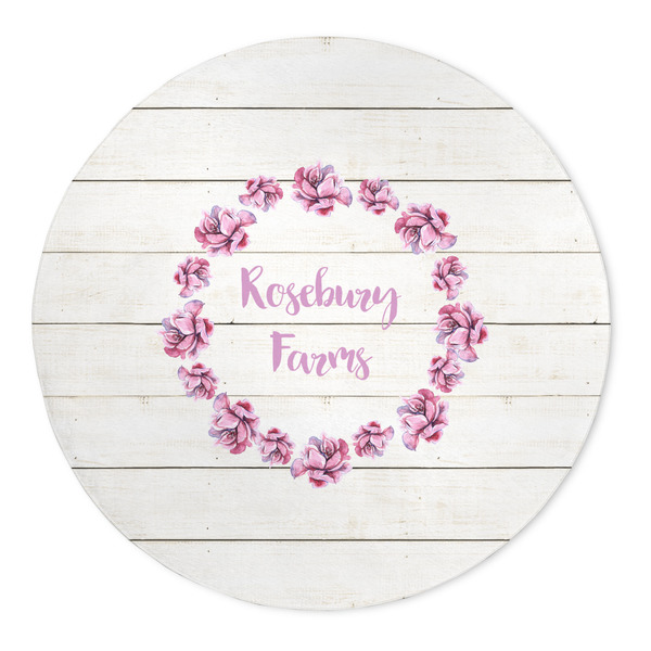 Custom Farm House 5' Round Indoor Area Rug (Personalized)