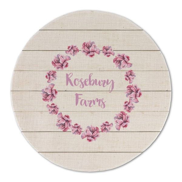 Farm House Round Linen Placemats - FRONT (Double Sided)