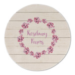 Farm House Round Linen Placemat (Personalized)