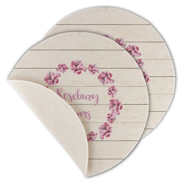 Farm House Round Linen Placemats - MAIN (Single Sided)