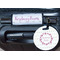 Farm House Round Luggage Tag & Handle Wrap - In Context