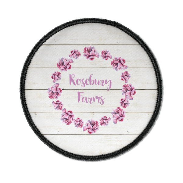 Custom Farm House Iron On Round Patch w/ Name or Text