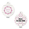 Farm House Round Pet Tag - Front & Back