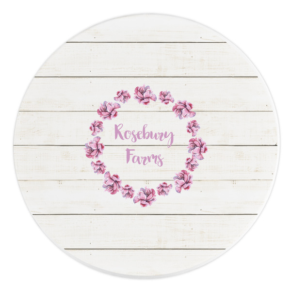 Custom Farm House Round Stone Trivet (Personalized)