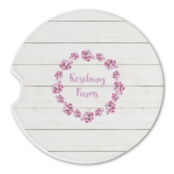 Farm House Sandstone Car Coaster - Single (Personalized)