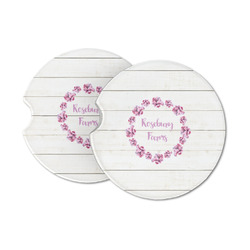 Farm House Sandstone Car Coasters (Personalized)