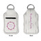 Farm House Sanitizer Holder Keychain - Small APPROVAL (Flat)
