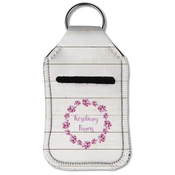 Farm House Sanitizer Holder Keychain - Small (Front Flat)