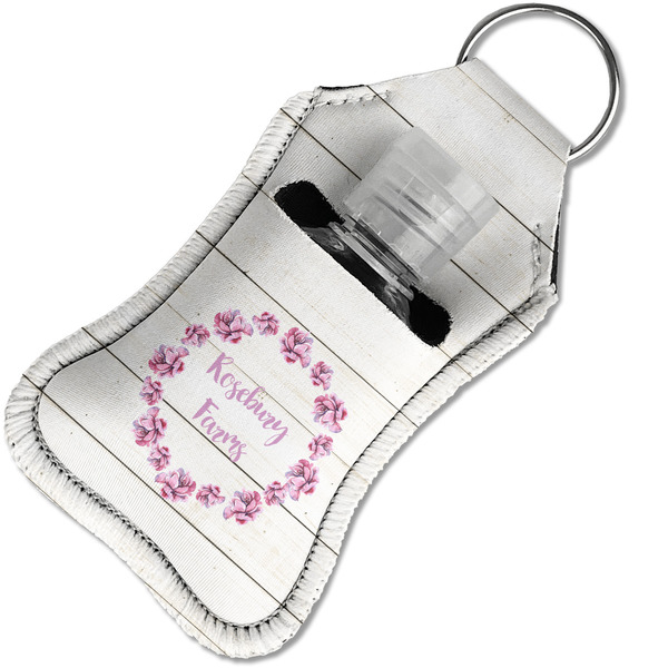 Farm House Sanitizer Holder Keychain - Small in Case